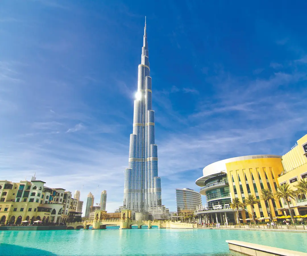 Il Burj Khalifa nel centro di Dubai